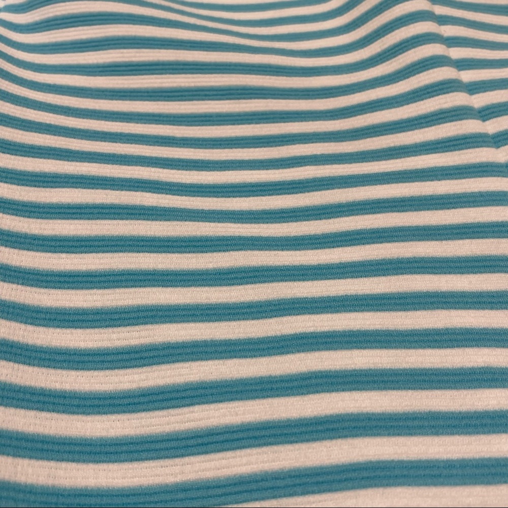 Lilly Pulitzer Shorely Blue Ottoman Stripe Whiting Cut Out Dress (XS) - Picture 6 of 7